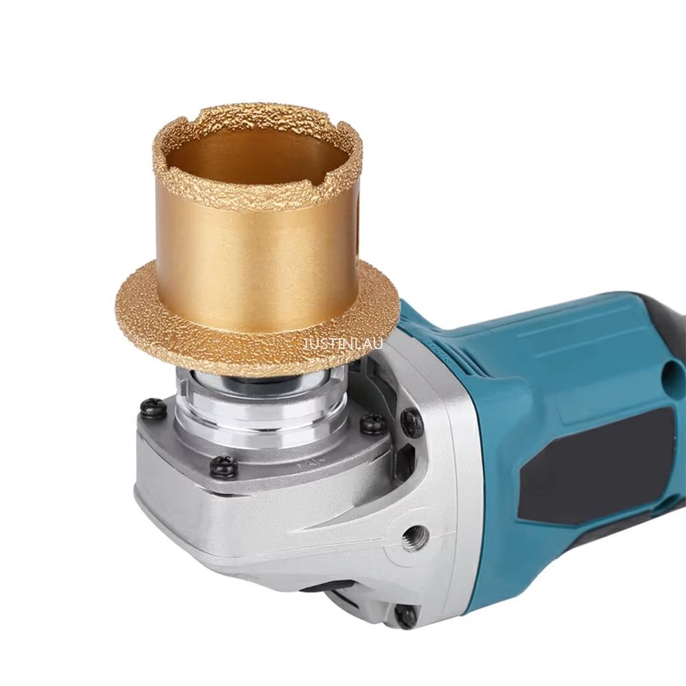 JUSTINLAU Vacuum Brazed Diamond Hole Saw  14 Drive Core Bit For Porcelain  Marble 1