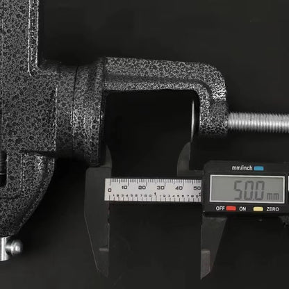 Universal 360degree Swivel Table Vise  Portable ClampOn Bench Vice For Woodworking  Metalwork 2