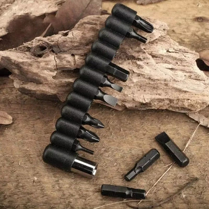 12-in-1 Multi-Function Screwdriver & Pliers Set – Compact Tool Kit with Interchangeable Bits