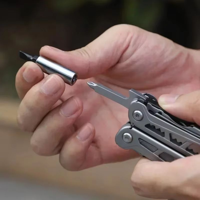 12in1 MultiFunction Screwdriver  Pliers Set  Compact Tool Kit With Interchangeable Bits 2