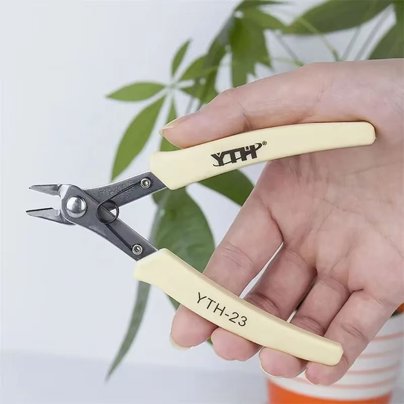 JUSTINLAU 5" Mini Diagonal Cutting Pliers – Precision Wire Cutter for Electronics & Crafts