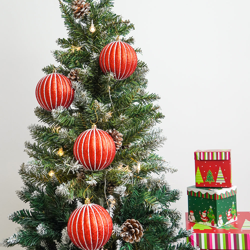 Christmas Ball Decoration, New Year Party Supplies Accessory, Navidad Tree Pendent Ornaments for Home Decor