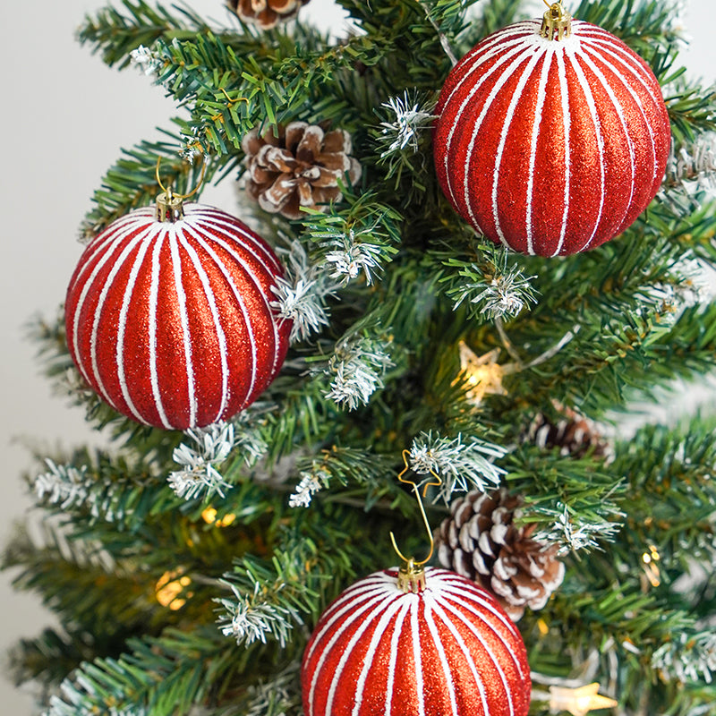 Christmas Ball Decoration, New Year Party Supplies Accessory, Navidad Tree Pendent Ornaments for Home Decor