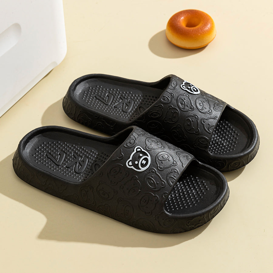 Little Bear Sandals, Summer Fashion Men's Slippers, Non-slip Soft Indoor Bathroom Shoes, Women Dormitory Casual Couple