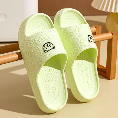 Little Bear Sandals, Summer Fashion Men's Slippers, Non-slip Soft Indoor Bathroom Shoes, Women Dormitory Casual Couple
