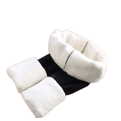 Women's High-Waist Thermal Pants, with Pockets, Elastic and Comfortable Trousers