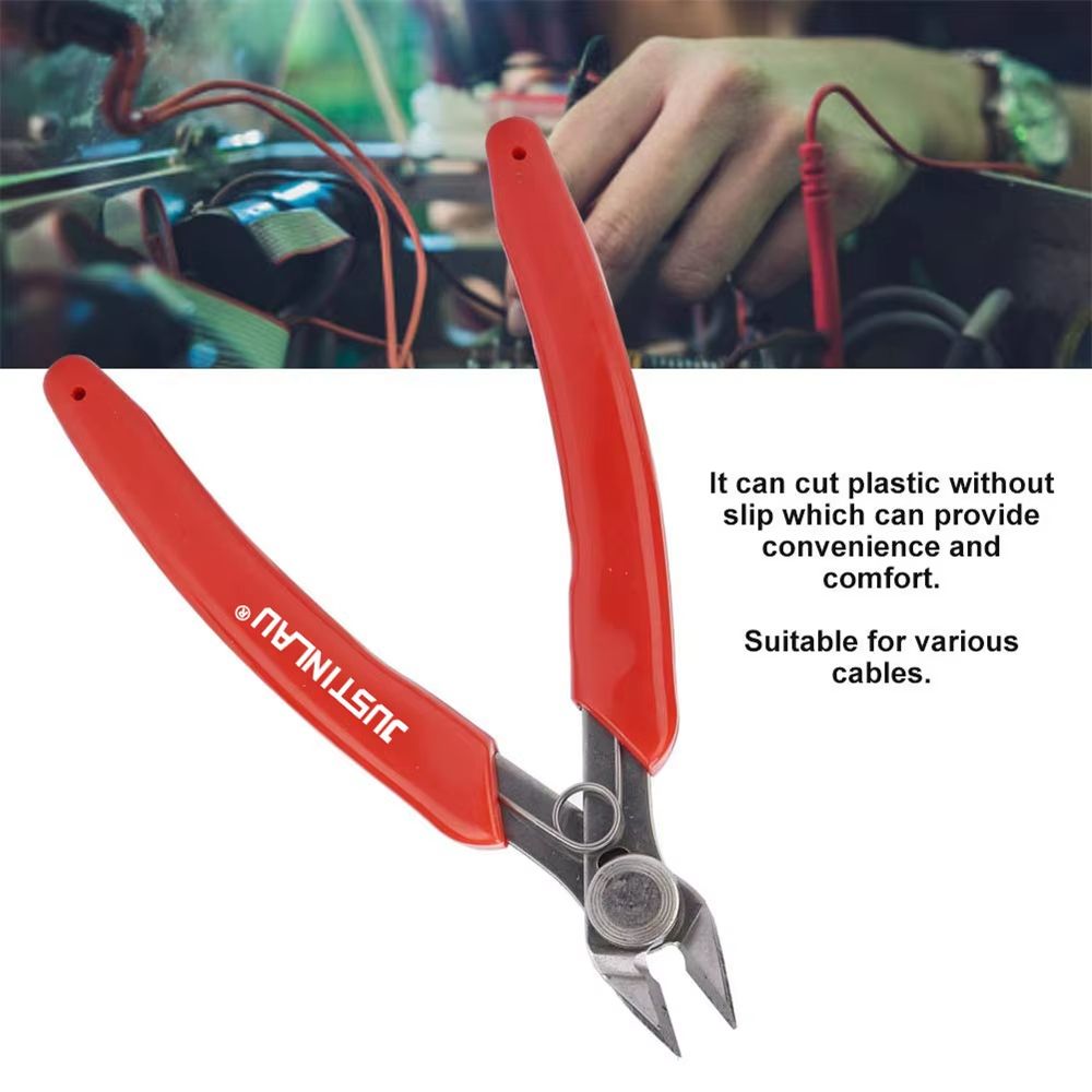 PLATO 170 Mini Diagonal Cutting Pliers  Stainless Steel Side Snips For Electronics  3D Printing 3