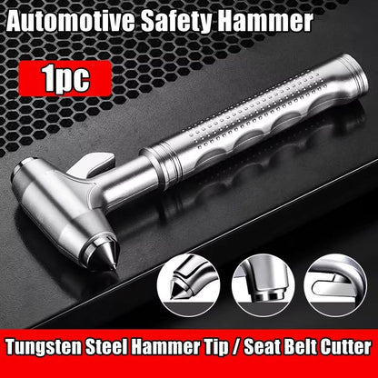 JUSTINLAU 2in1 Car Safety Hammer  Seatbelt Cutter  Emergency Escape Tool With Window Breaker 6