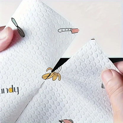 Reusable Kitchen Towel Non Stick Oil Rags Water Wash Fast Drying Dishcloth For Household Cleaning 1