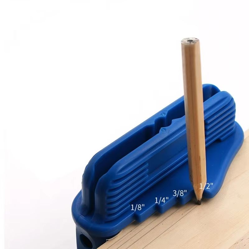 JUSTINLAU 90° Center Line Gauge Finder – Precision Woodworking Scriber for Exact Centerline Marking