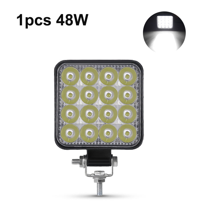 LED Work Light Bar Square Spotlight For Truck Jeep ATV SUV Tractor Motorcycle 5