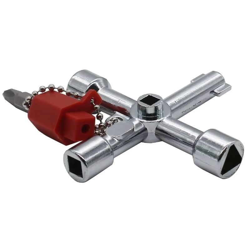 JUSTINLAU 4Way Universal Internal Triangle Key Wrench  Multifunctional Hand Tool For Plumbing Elect 4