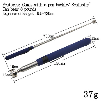 Portable Multifunctional Extractor Pen Magnetic Retractable Pickup Suction Iron Rod Clip Automotive 7