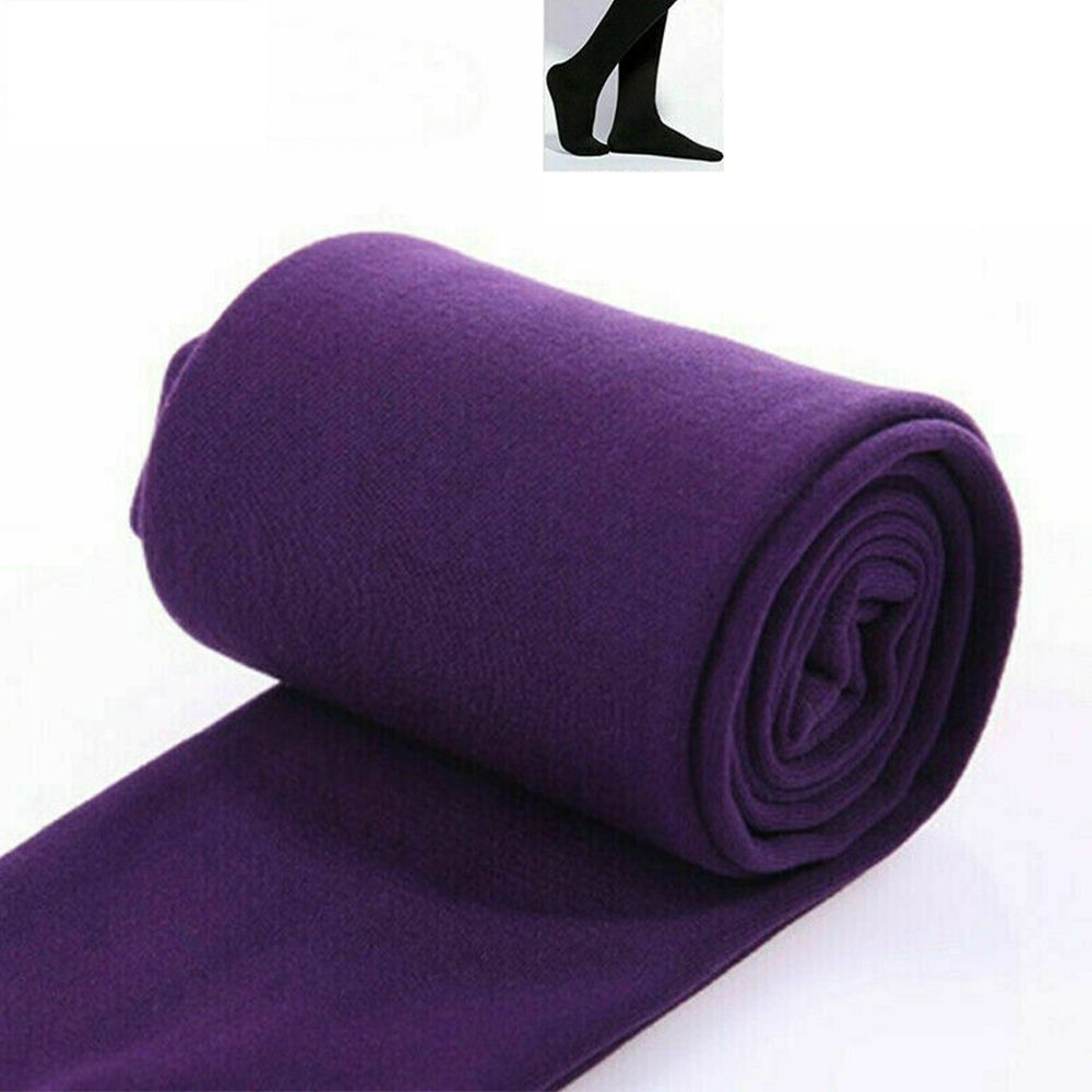Thick Thermal Fleece Leggings, Women's Winter Hosiery, Full Foot Tights, Cold Weather Accessories