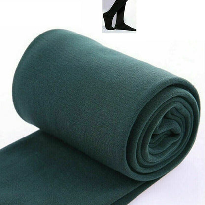 Thick Thermal Fleece Leggings, Women's Winter Hosiery, Full Foot Tights, Cold Weather Accessories