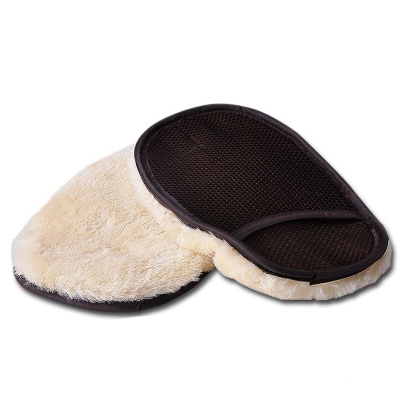 Soft Microfiber Auto Car Cleaning Glove Car Paint Washer Motorcycle Cleaning Care Tool 2