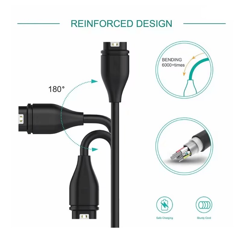 ProCharge USBC Charging Cable For Garmin Watches 2