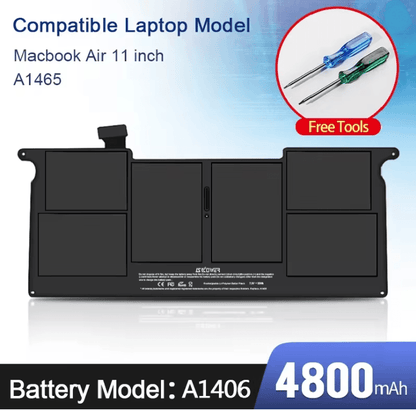 PowerCore Laptop Battery For MacBook Air A1375  A1406 5