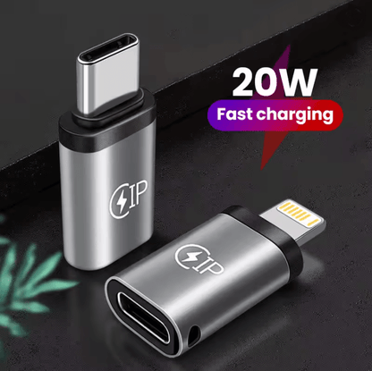 SwiftLink Lightning to USB C Adapter 20W Fast Charging Converter