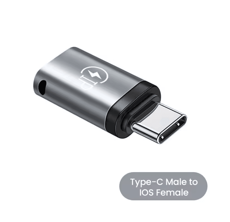 SwiftLink Lightning To USB C Adapter 20W Fast Charging Converter 4
