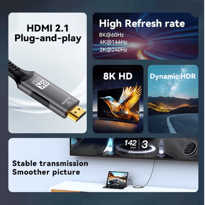 UltraView 8K USB C To HDMI 21 Cable Adapter For MacBook And Laptops 3