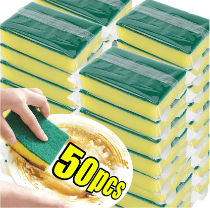 CleanEase Multi Purpose Dishwashing Sponge Set for Kitchen and Home Use