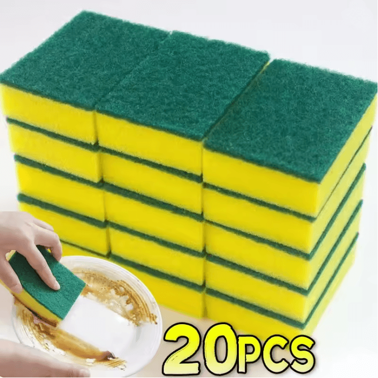 CleanEase Multi Purpose Dishwashing Sponge Set For Kitchen And Home Use 8