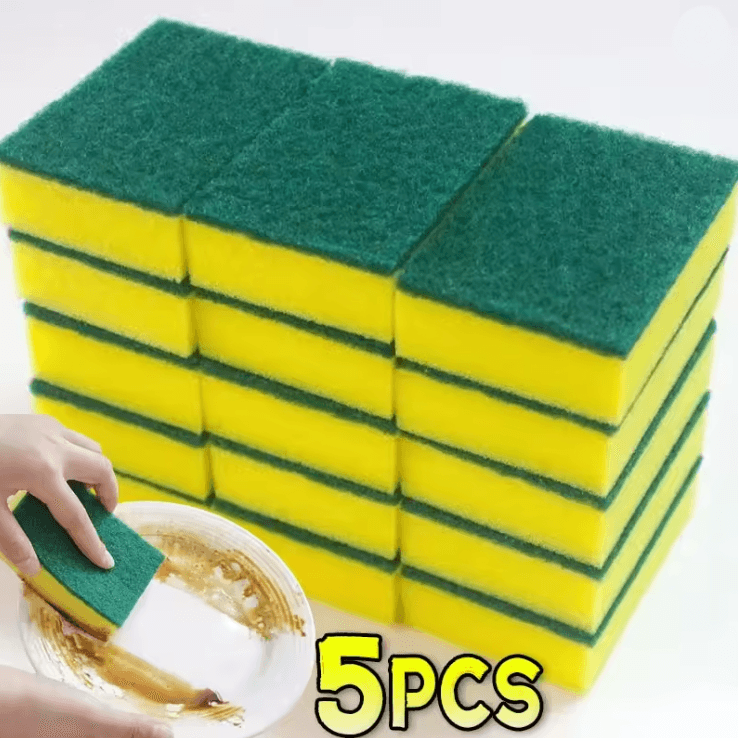 CleanEase Multi Purpose Dishwashing Sponge Set For Kitchen And Home Use 6