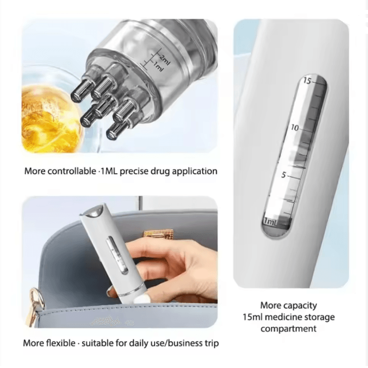 ScalpEase Essential Oil Applicator Comb And Mini Massager 3