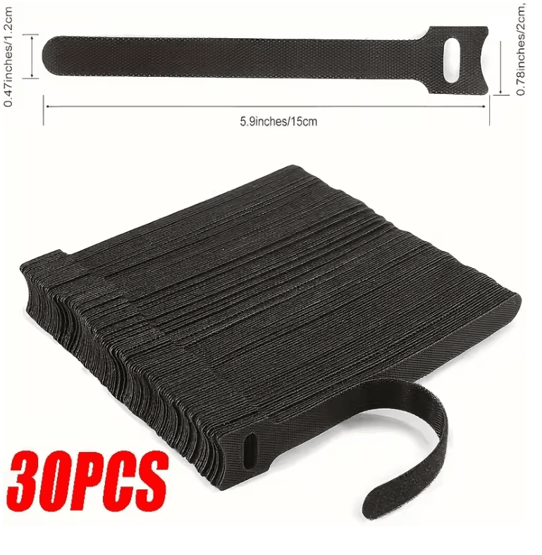 FlexTie Reusable Nylon Cable Organizer Straps For Wire And Cord Management 6