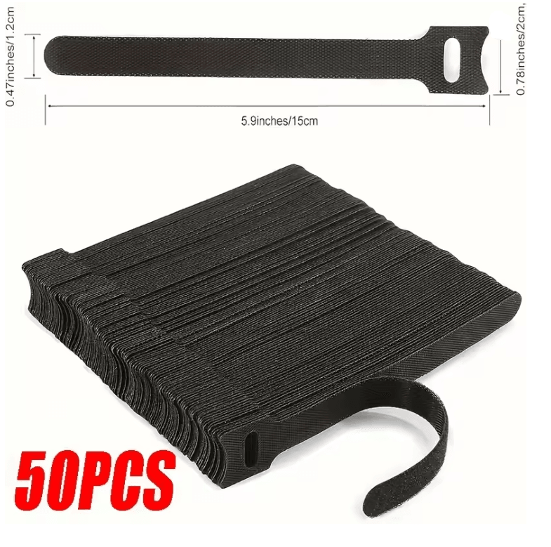 FlexTie Reusable Nylon Cable Organizer Straps For Wire And Cord Management 7