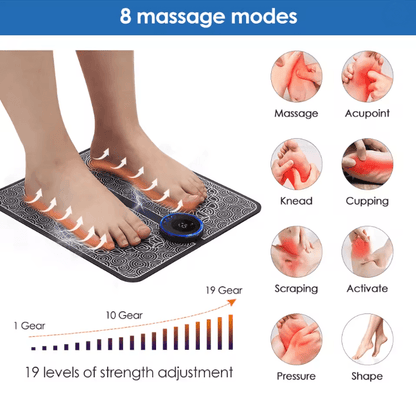 RejuvaStep EMS Foot Massage Mat For Circulation And Muscle Relief 1