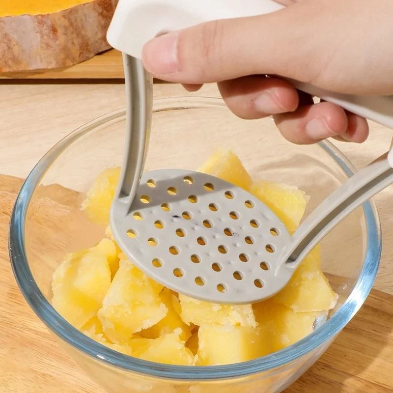 HeavyDuty Manual Potato Masher  Ricer With NonSlip Handle  Premium Kitchen Vegetable  Fruit Mash To 1