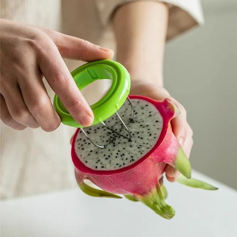 Kiwi Cutter Peeler Slicer Kitchen Detachable Stainless Steel Fruit Tool 5