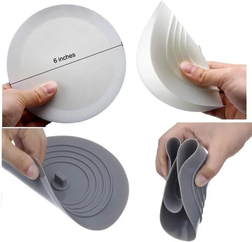 Universal Silicone Drain Stopper And Hair Catcher For Bathroom And Kitchen 1