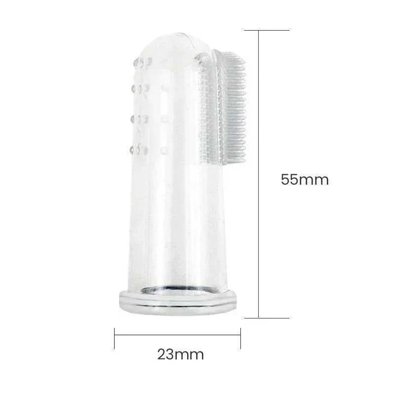 Soft Pet Finger Toothbrush for Gentle Dental Care