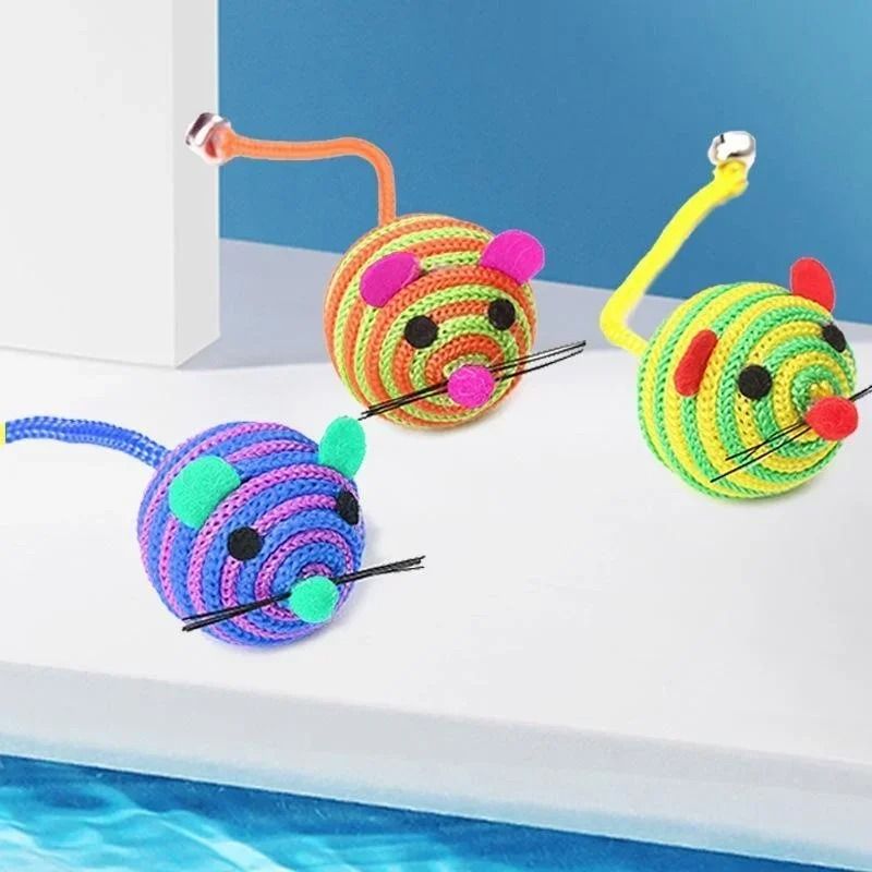 Interactive Cat Mouse Toy With Bell 3