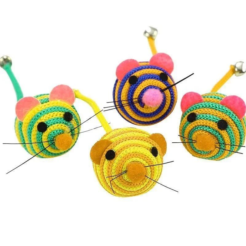 Interactive Cat Mouse Toy With Bell 4