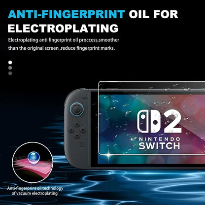 Tempered Glass Screen Protector With Joystick Caps For Switch Console 1