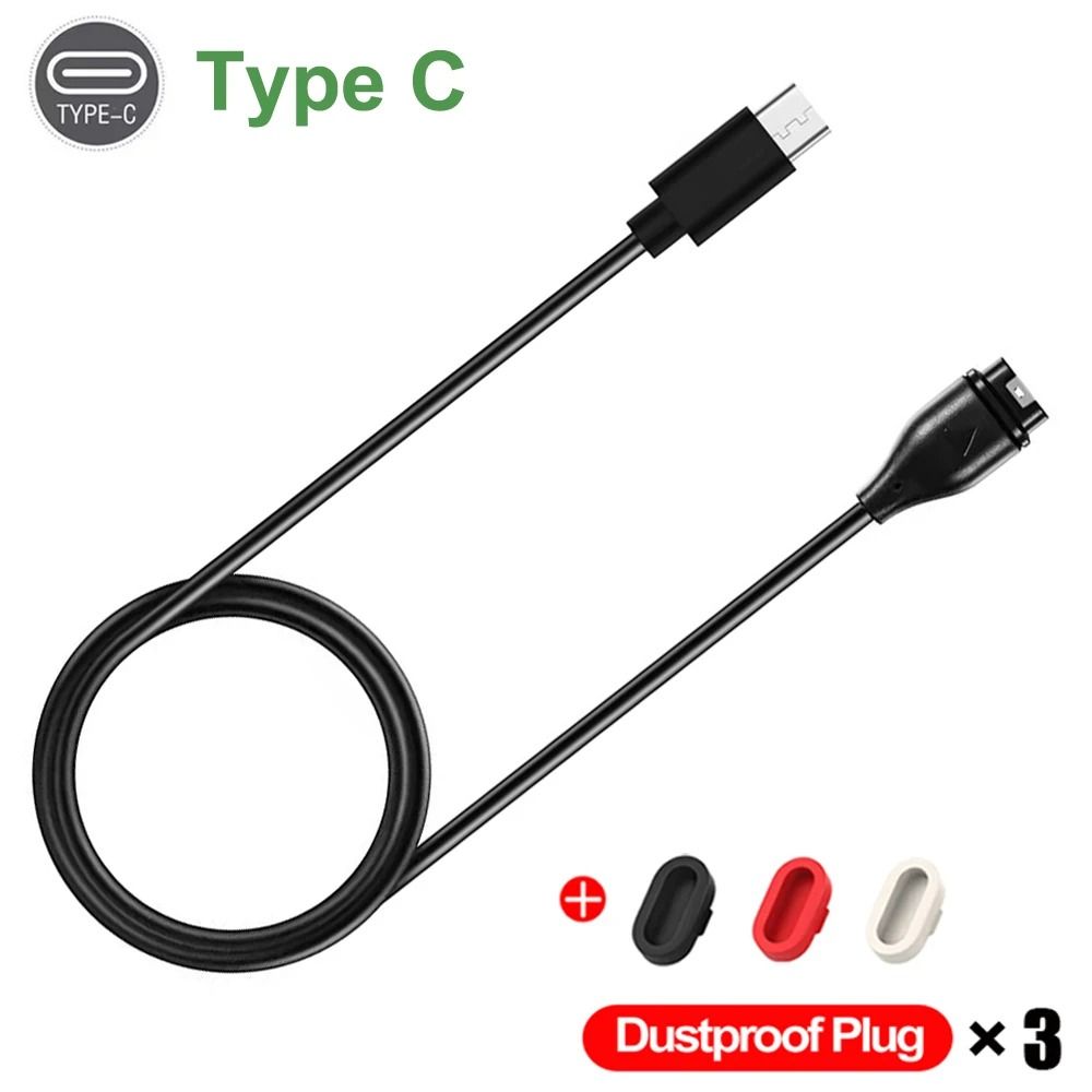 USB Type C Charging Cable For Garmin Smartwatches 10