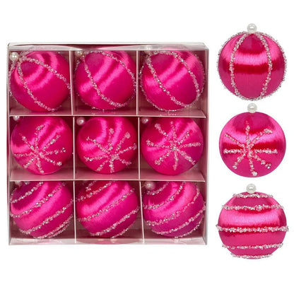 Hanging Bauble Ornament, Christmas Tree Ball, Silk Thread Sequin Decorative, New Year Party Pendants, Tree Dec Decor