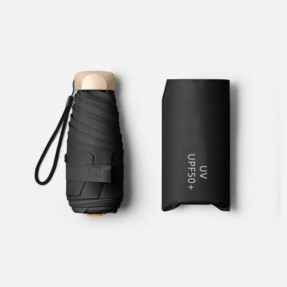 Pocket Rain Umbrella Mini Sun Umbrella Sun Shade Parasol Capsule Vinyl Folding UV Ultraviolet Prote 9