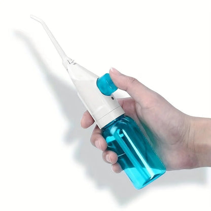 Portable Teeth Clean Water Dental Floss, Household High Pressure Oral Irrigator, Manual High Pressure Water Toothpick