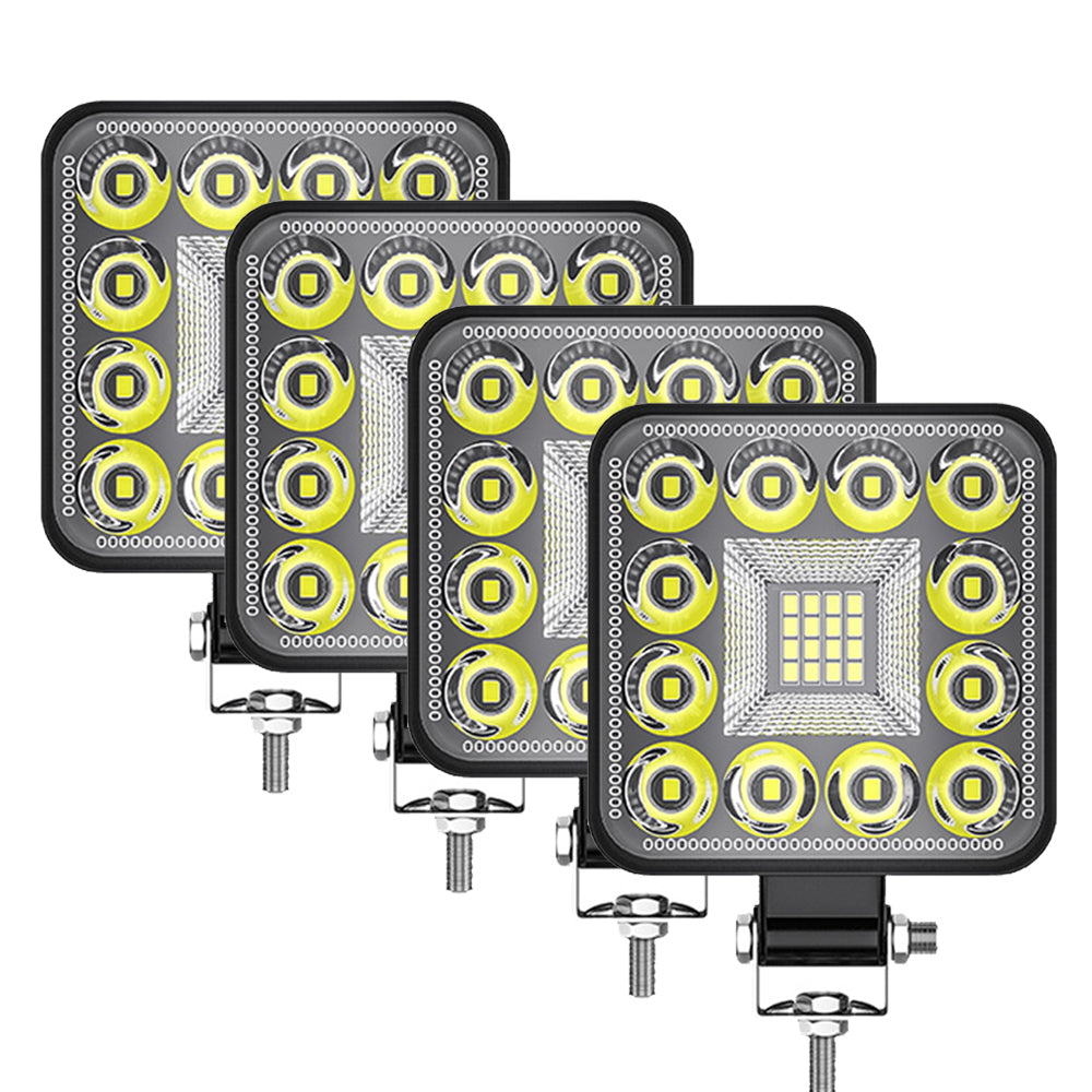 LED Work Light Bar, Offroad Spotlight, Mini Headlight for Truck, Jeep, Boat, Tractor, ATV