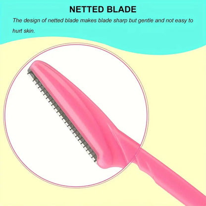 Eyebrow Razor and Face Razor for Women and Men, Hair Trimmer and Shaver, Safe, Protective Cover, Easy Styling