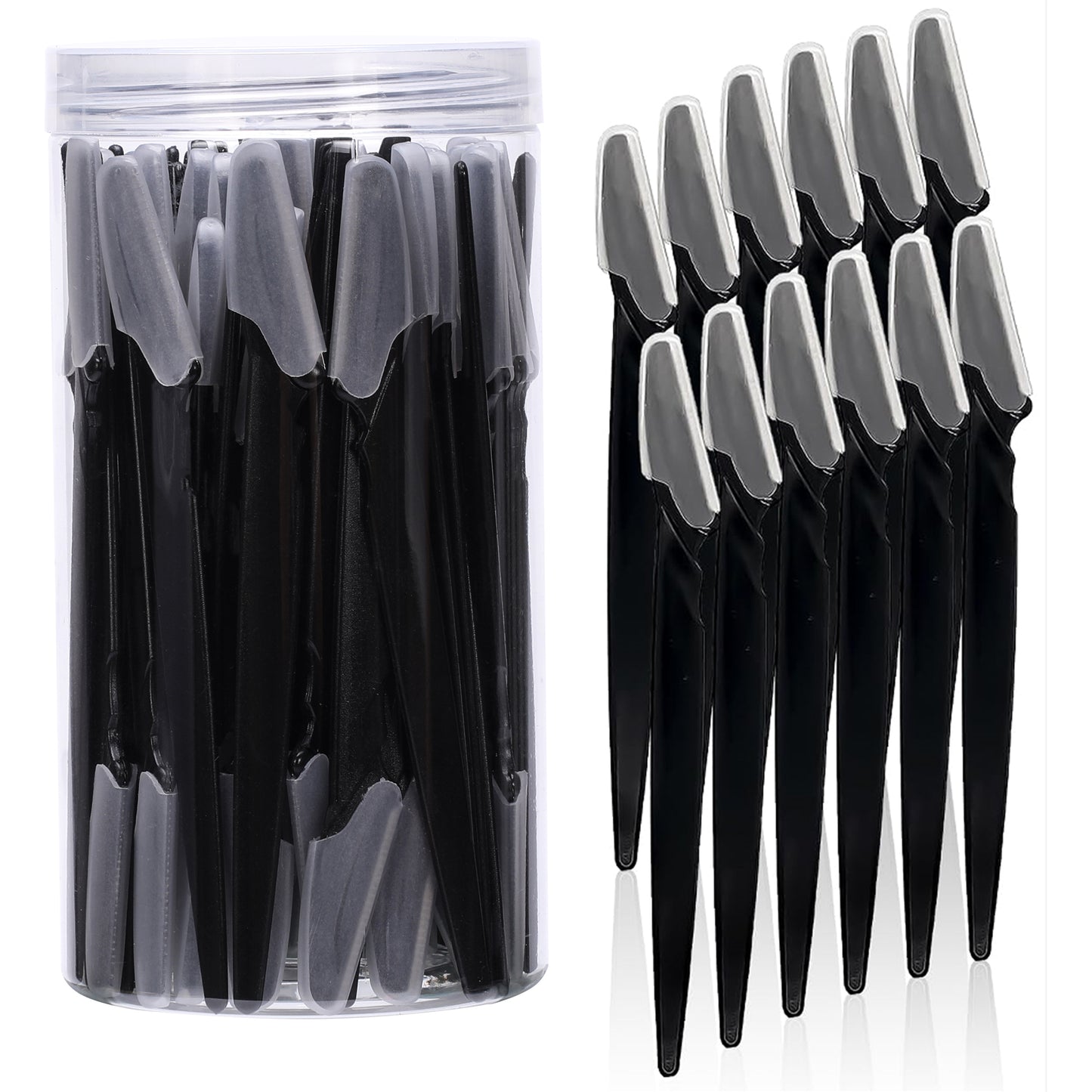 Eyebrow Razor and Face Razor for Women and Men, Hair Trimmer and Shaver, Safe, Protective Cover, Easy Styling