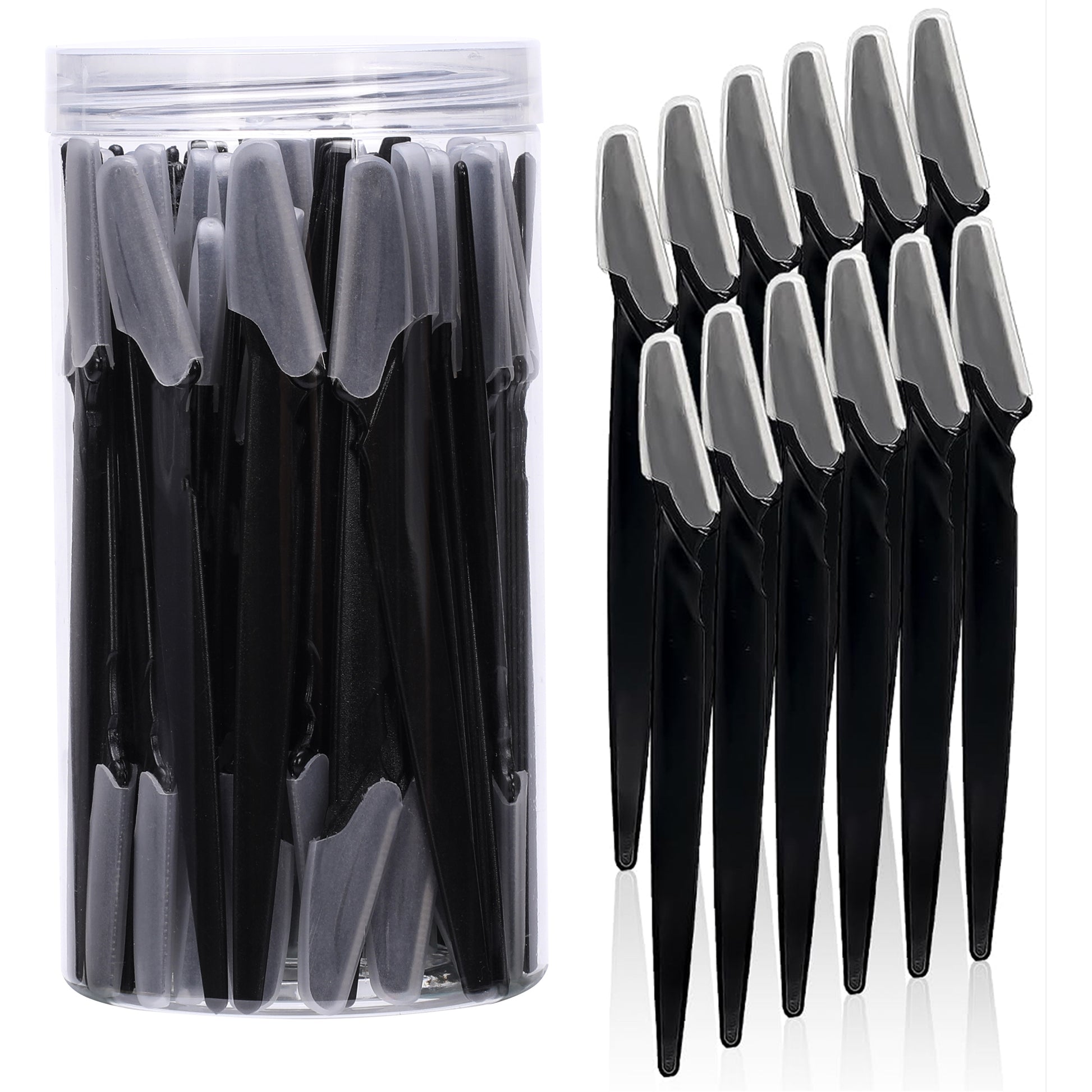 Eyebrow Razor and Face Razor for Women and Men, Hair Trimmer and Shaver, Safe, Protective Cover, Easy Styling