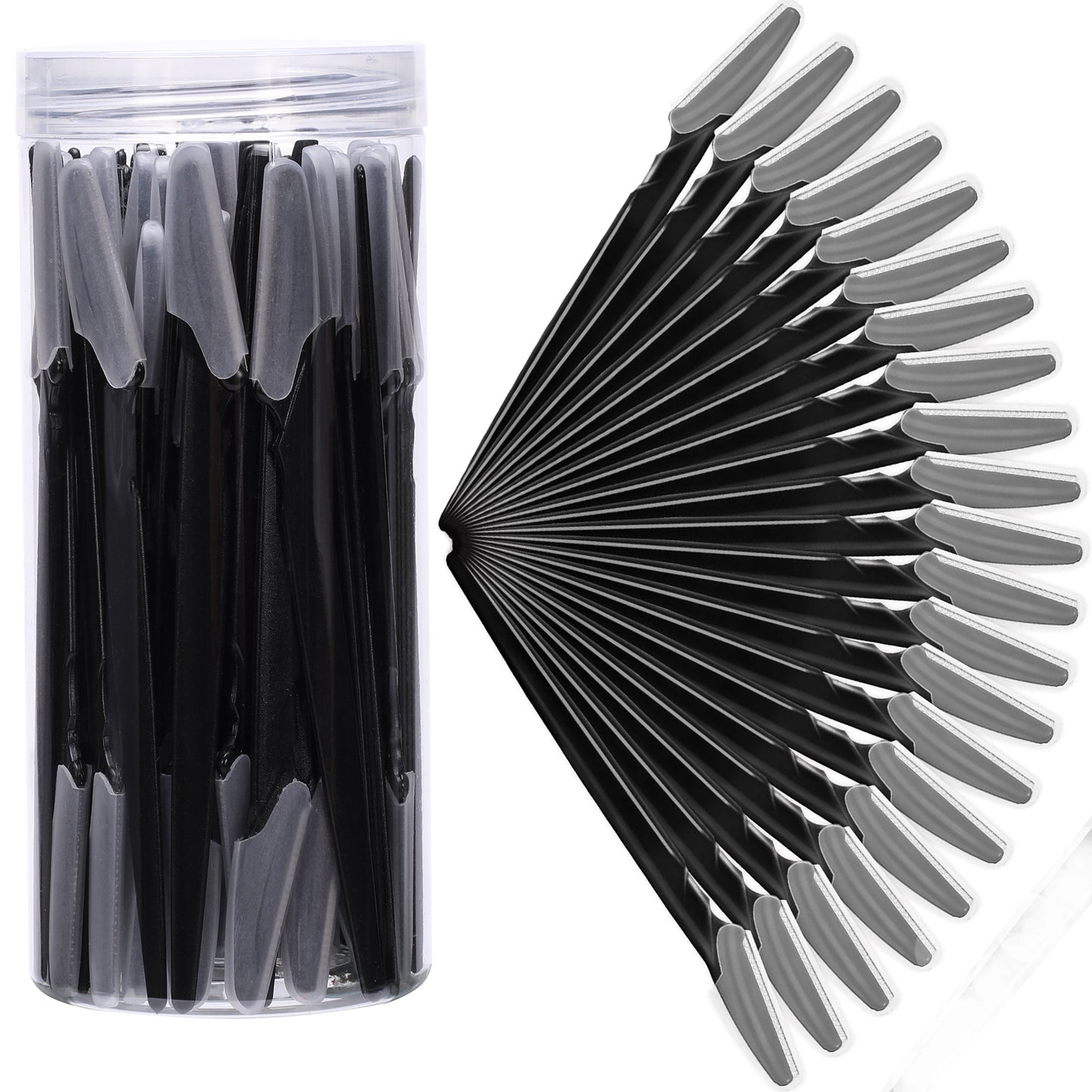 Eyebrow Razor and Face Razor for Women and Men, Hair Trimmer and Shaver, Safe, Protective Cover, Easy Styling