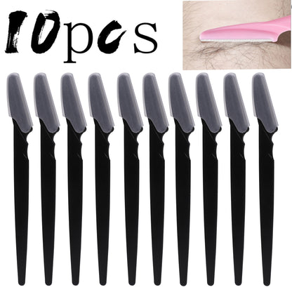 Eyebrow Razor and Face Razor for Women and Men, Hair Trimmer and Shaver, Safe, Protective Cover, Easy Styling