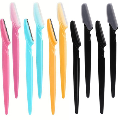 Eyebrow Razor and Face Razor for Women and Men, Hair Trimmer and Shaver, Safe, Protective Cover, Easy Styling